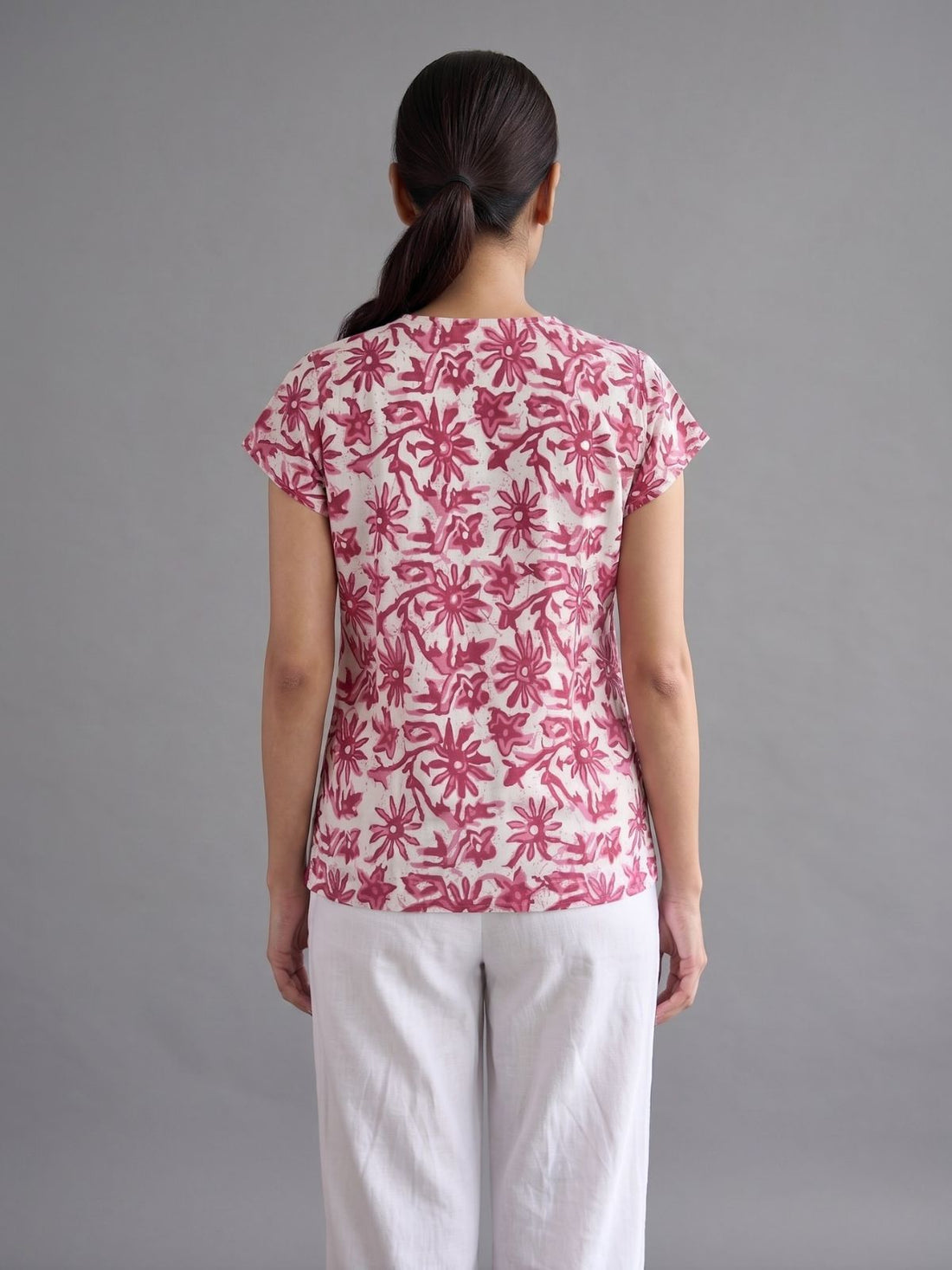 Jaipuri Printed Vneck Shirts CM-006