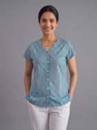 Jaipuri Printed Vneck Shirts CM-012