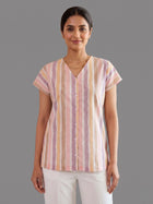 Jaipuri Printed Vneck Shirts CM-023