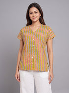 Jaipuri Printed Vneck Shirts CM-024