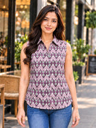 DIGI-008 Cotton Printed Sleeveless Shirts