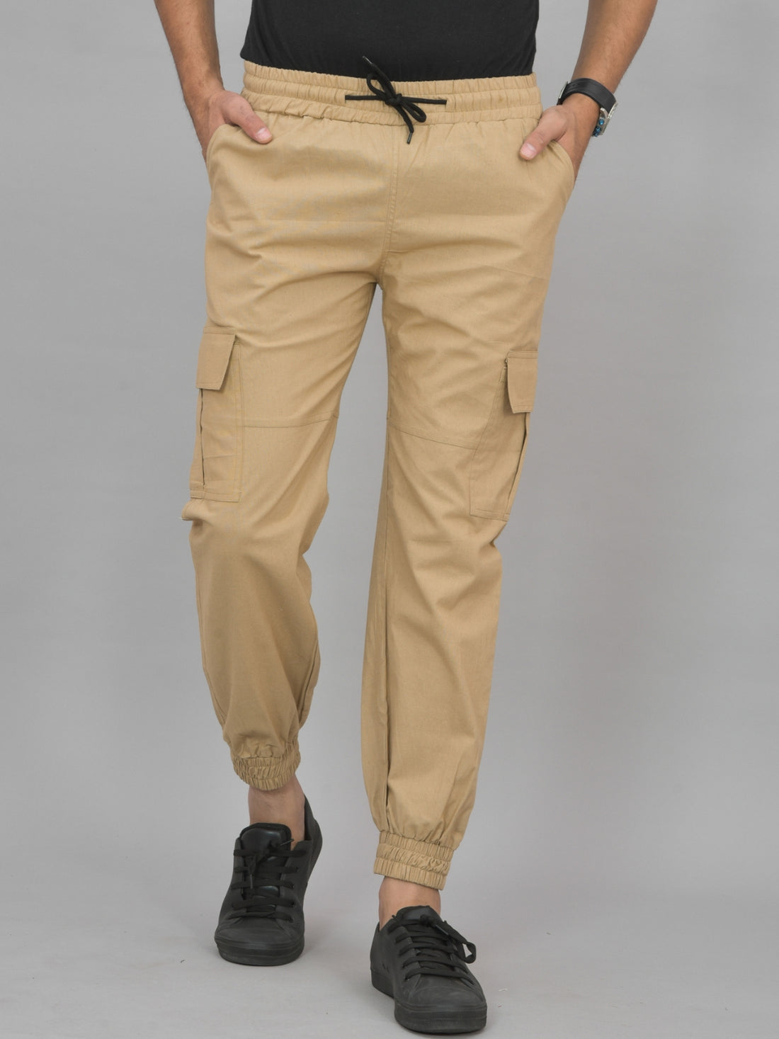Pack Of 2 Mens Wine And Beige Airy Linen Summer Cool Cotton Comfort Joggers