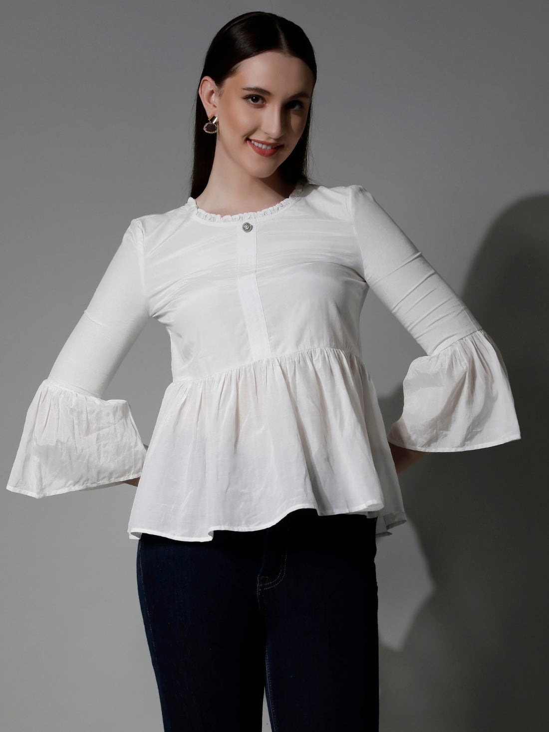 5270-ERATO- Silk Cotton Classic Opaque Top