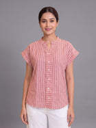 Red Stripe Cotton Top