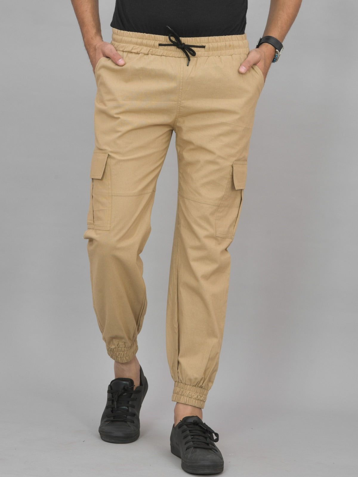 Buy CRYSULLY Men's Cotton Multi-Pockets Work Pants Outdoor Army Cargo Pants  (No Belt) Online at desertcartINDIA