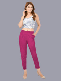 Women Regular Fit Rani Cotton Trouser