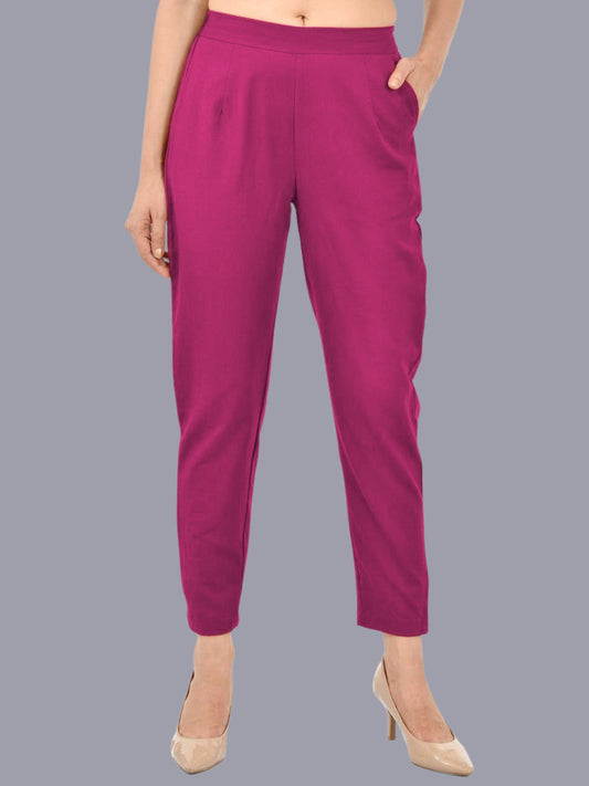 Women Regular Fit Rani Cotton Trouser